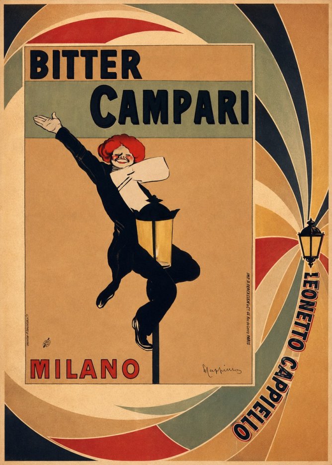 Leonetto Cappiello Bitter Campari II No6 - Juliste