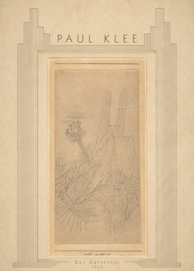 Paul Klee Das Gartentor I No6 - Juliste