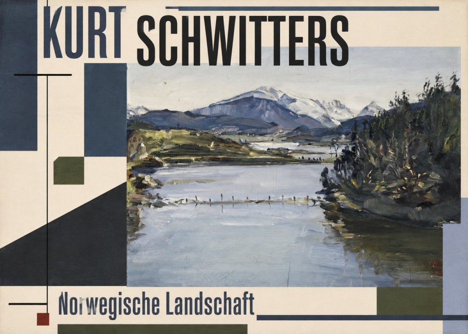 Kurt Schwitters Norwegische Landschaft No2 - Juliste