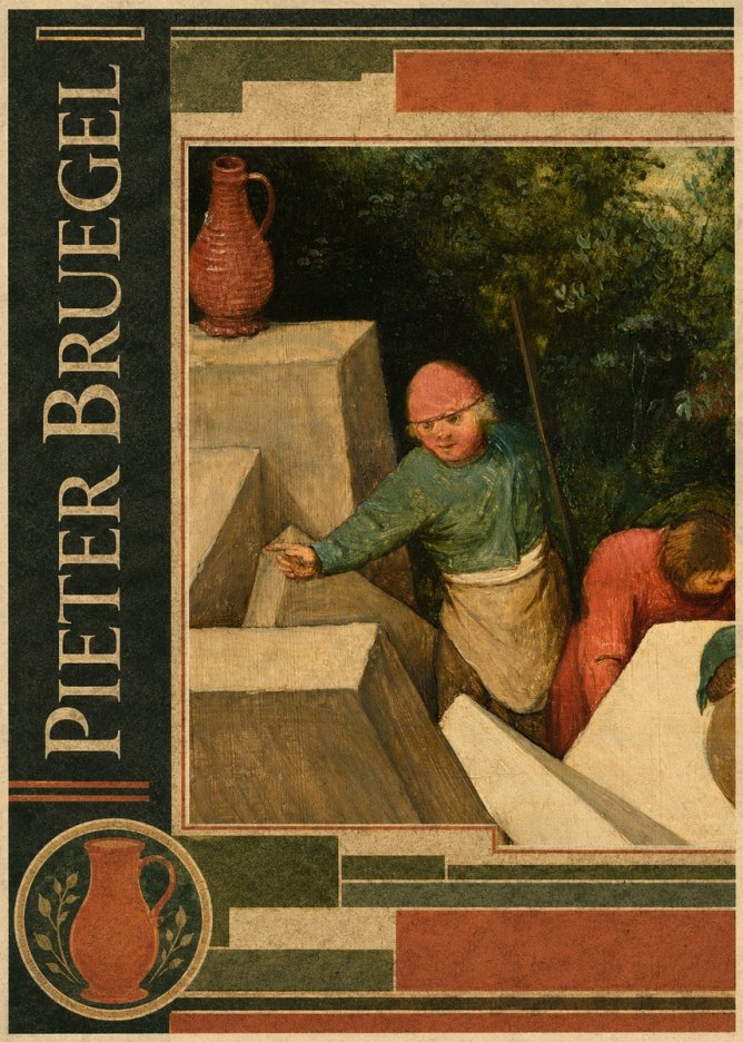 Pieter Bruegel The Tower of Babel XIX No6 - Juliste