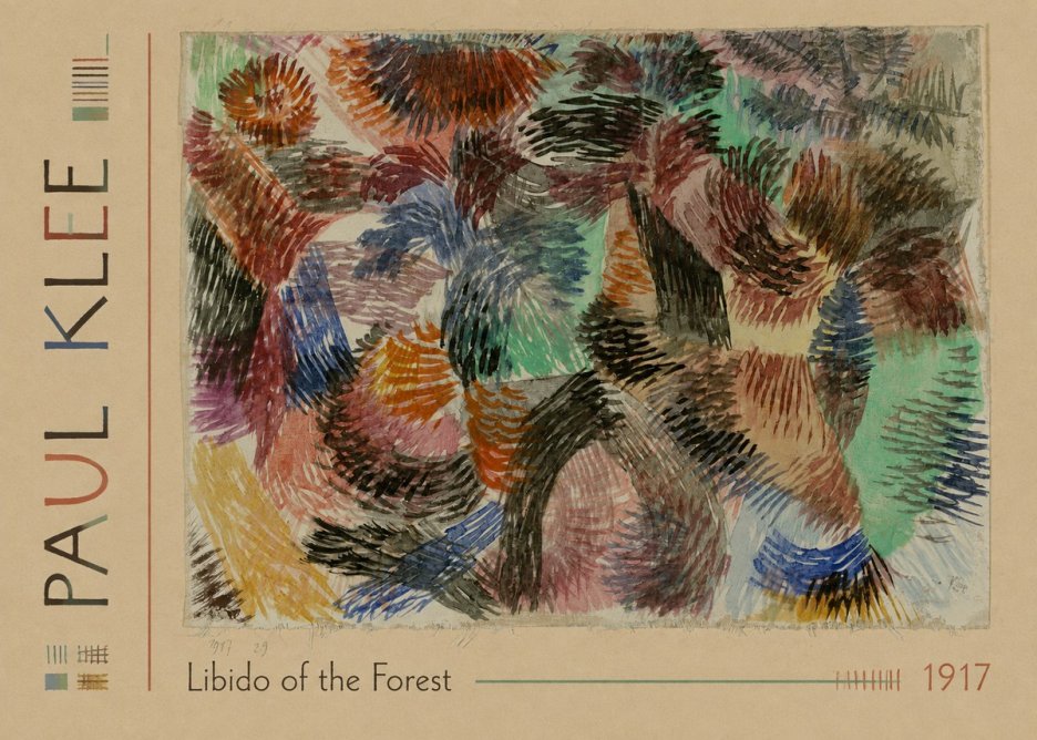 Paul Klee Libido of the Forest No1 - Juliste