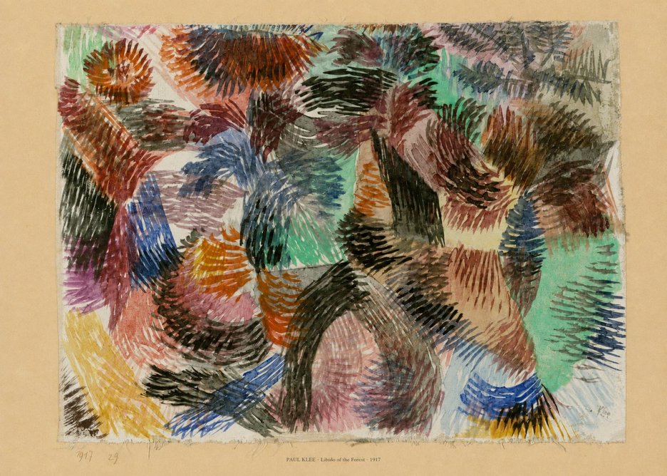 Paul Klee Libido of the Forest No6 - Juliste