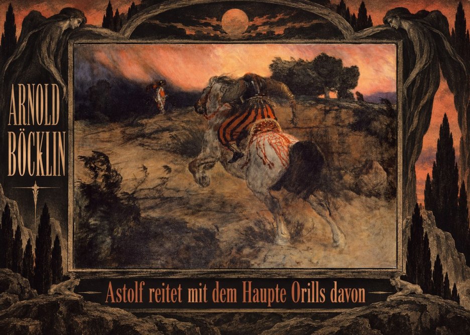 Arnold Böcklin Astolf Reitet Mit Dem Haupte Orills Davon No6 - Juliste
