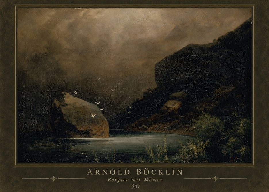 Arnold Böcklin Bergsee Mit Möwen No1 - Juliste