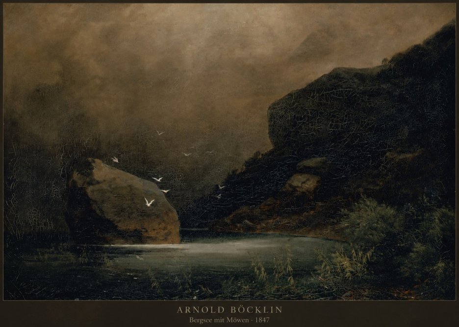 Arnold Böcklin Bergsee Mit Möwen No2 - Juliste