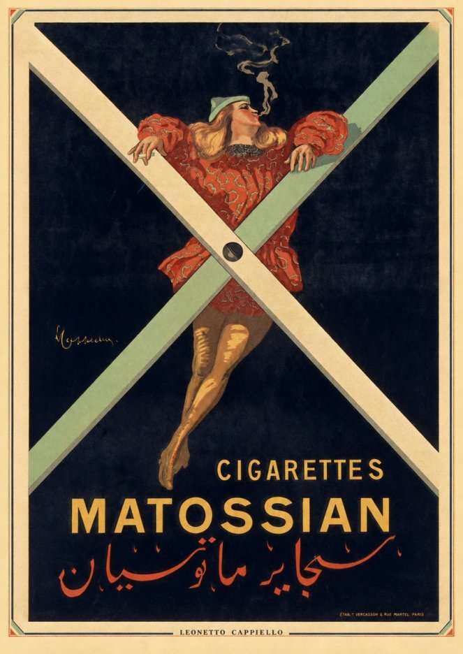 Leonetto Cappiello Cigarettes Matossian No2 - Juliste