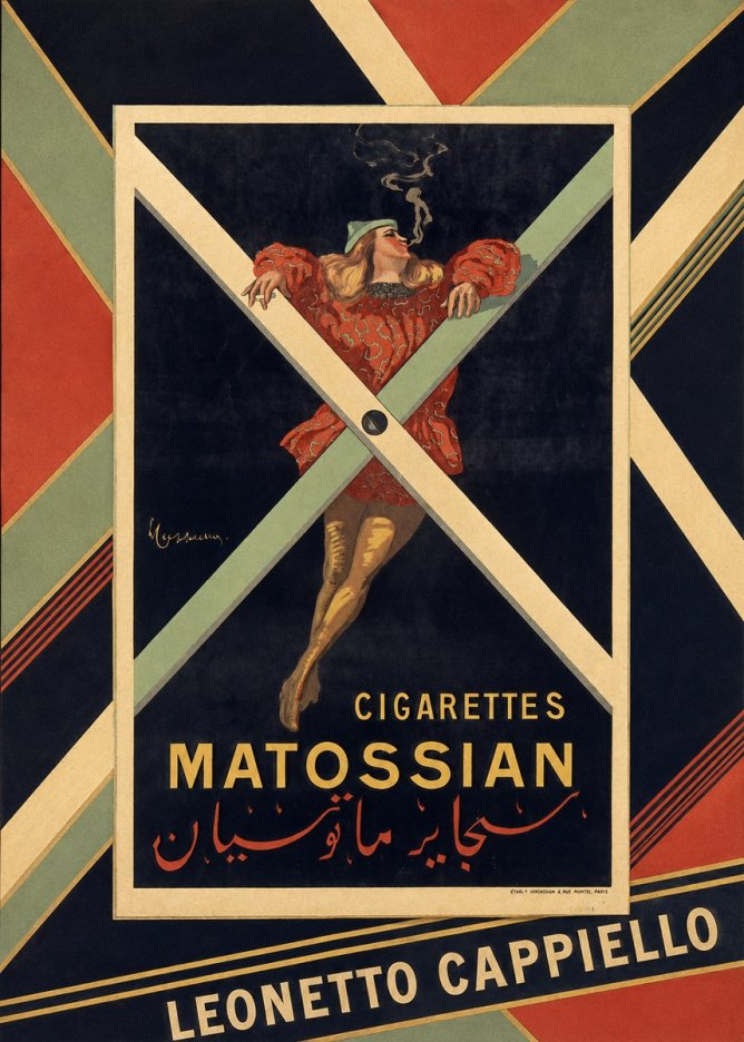 Leonetto Cappiello Cigarettes Matossian No3 - Juliste