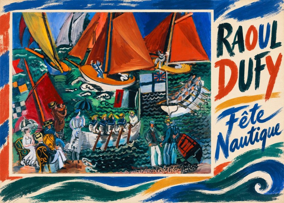 Raoul Dufy Fête Nautique No1 - Juliste
