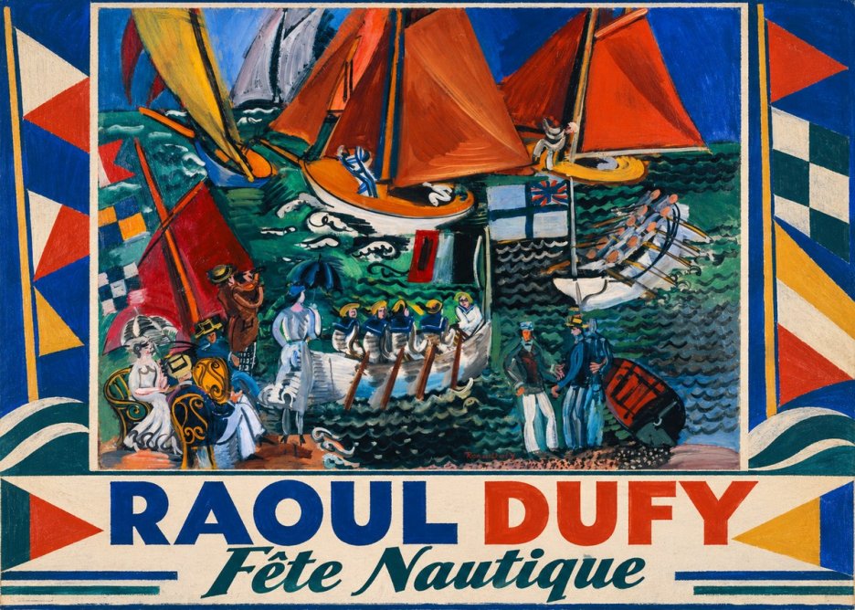 Raoul Dufy Fête Nautique No2 - Juliste