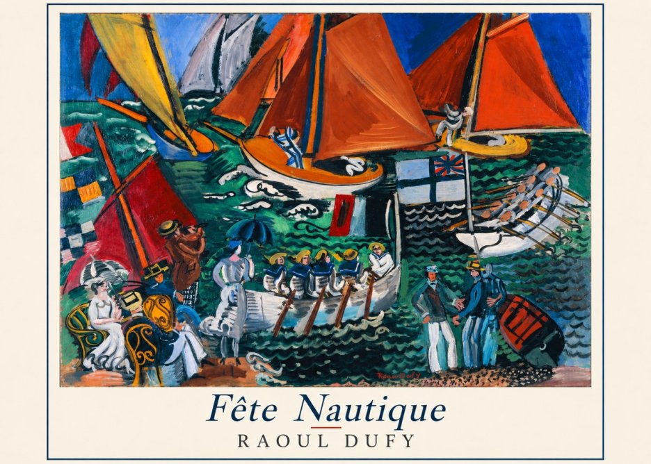 Raoul Dufy Fête Nautique No4 - Juliste