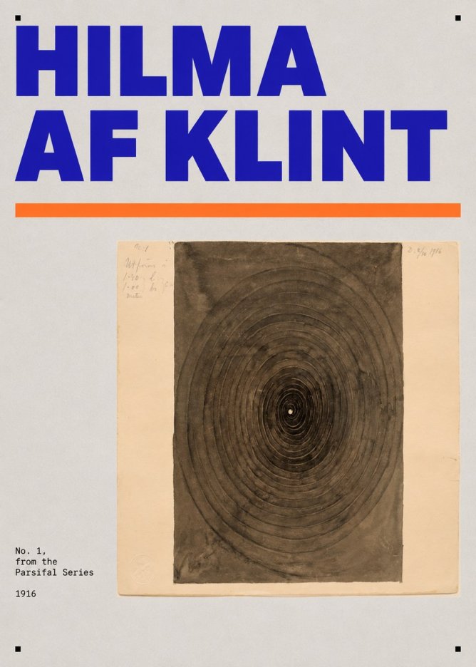 Hilma af Klint No. 1, from the Parsifal Series No5 - Juliste