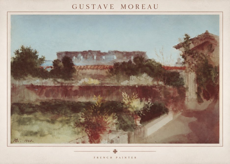 Gustave Moreau Rome No3 - Juliste