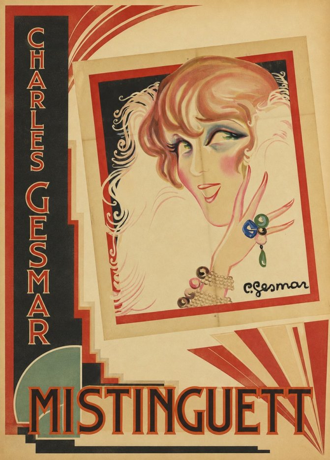 Charles Gesmar Mistinguett No2 - Juliste