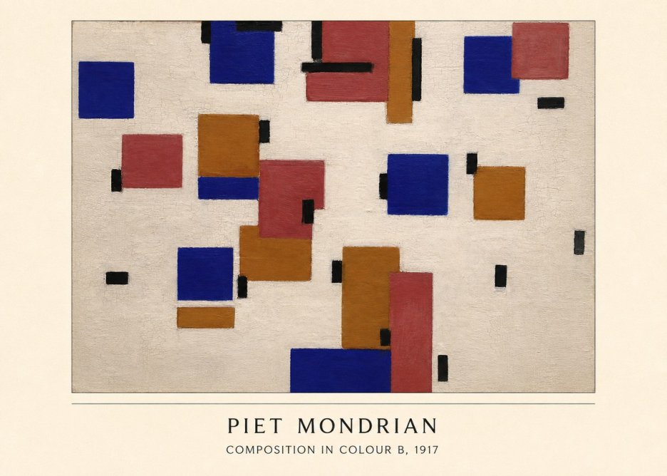 Piet Mondrian Composition in Colour B No4 - Juliste