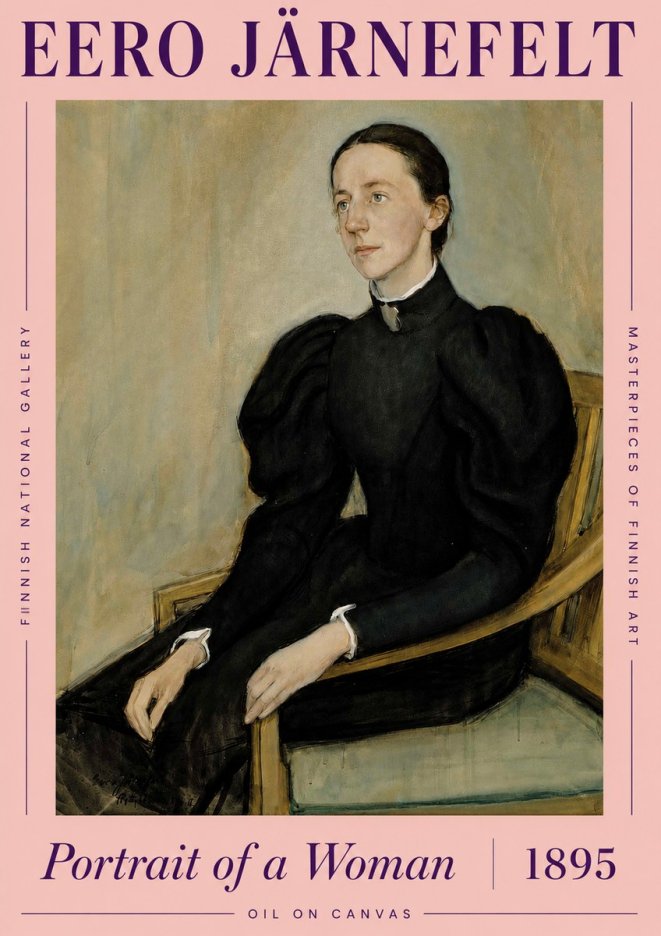Eero Järnefelt Portrait of a Woman No3 - Juliste