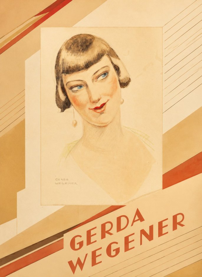 Gerda Wegener Portrait of a Lady No4 - Juliste