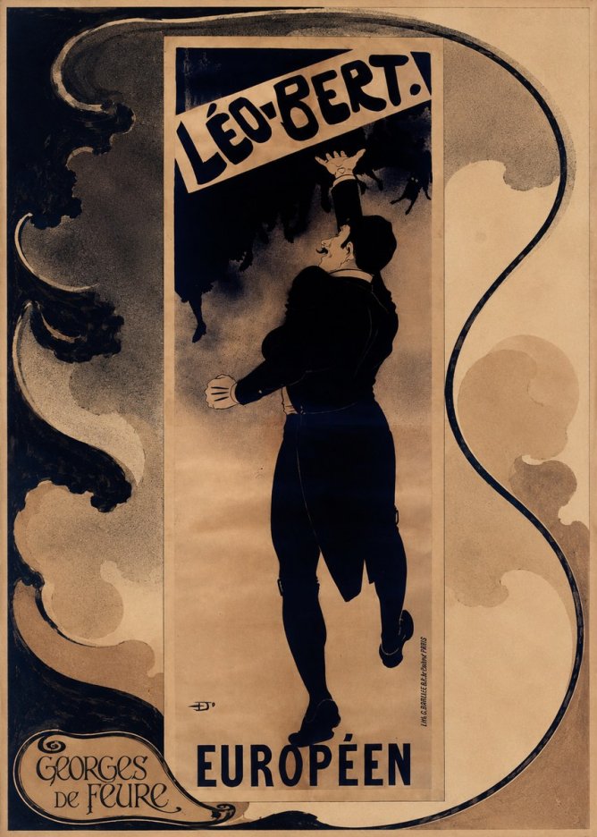 Georges de Feure Léo-bert. Européen No3 - Juliste