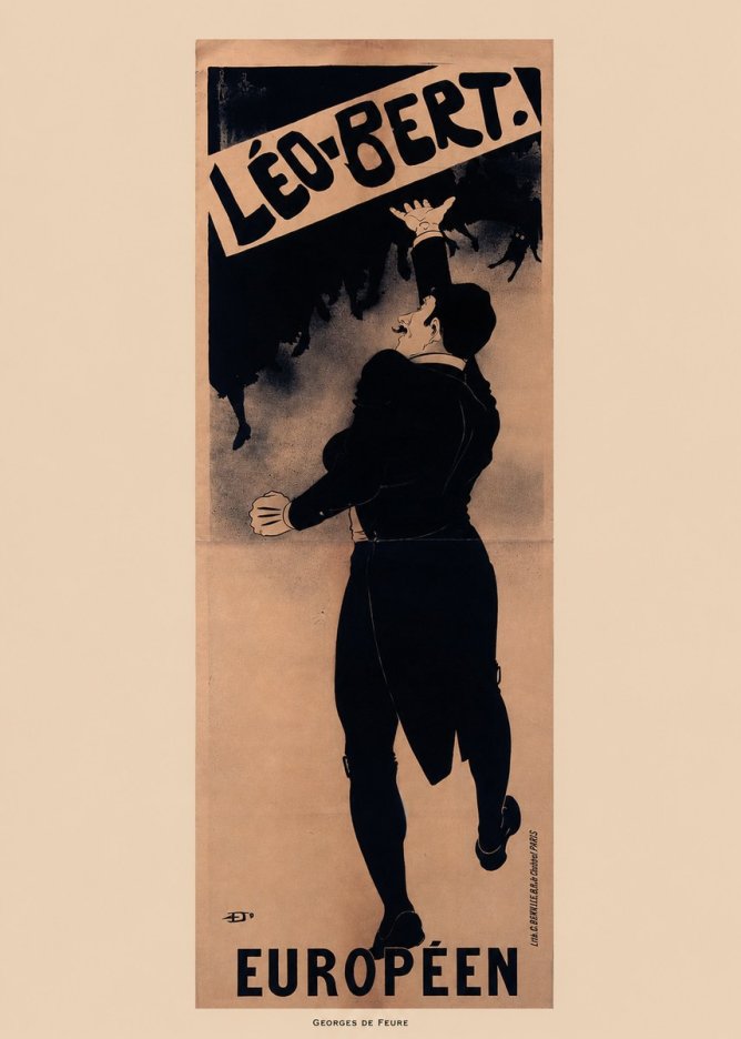 Georges de Feure Léo-bert. Européen No6 - Juliste