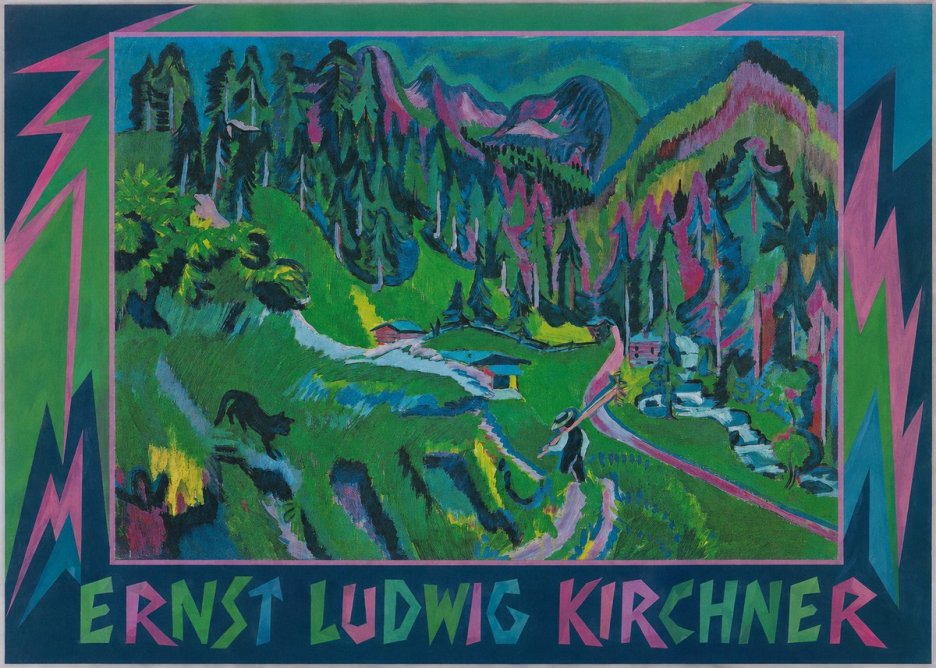 Raphael Kirchner Davos in Summer No1 - Juliste