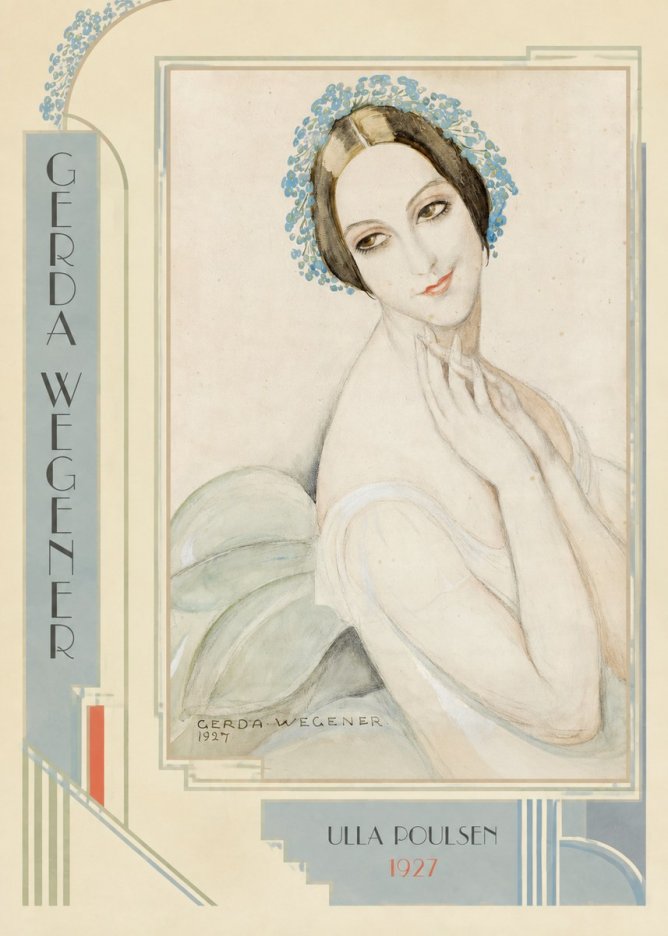 Gerda Wegener Ulla Poulsen No2 - Juliste