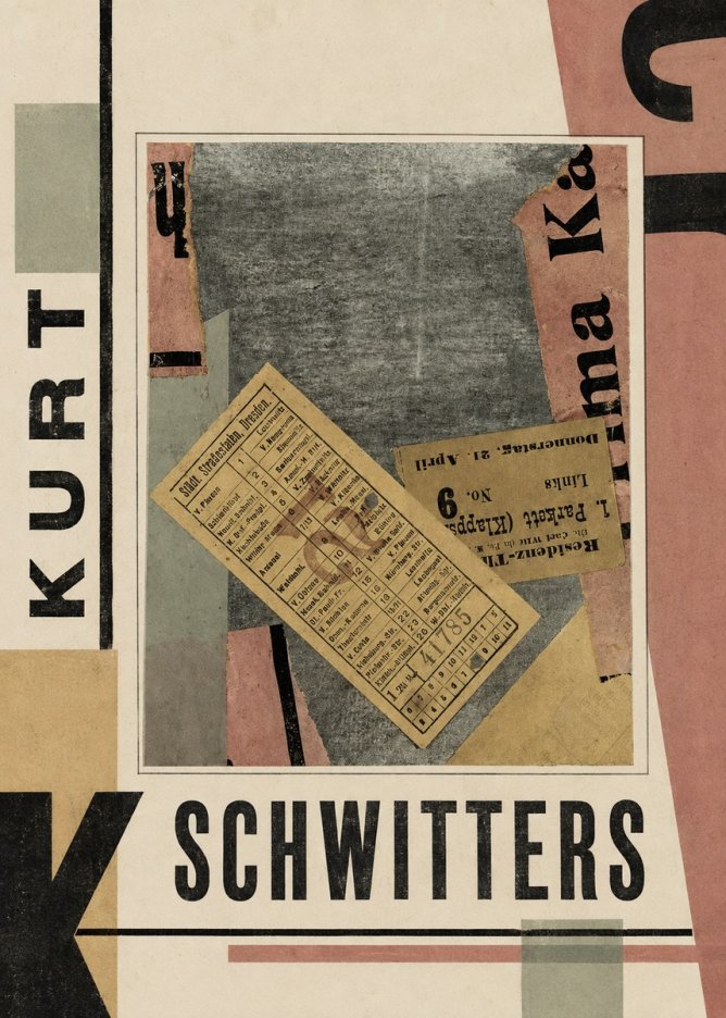 Kurt Schwitters Merz Collage No5 - Juliste