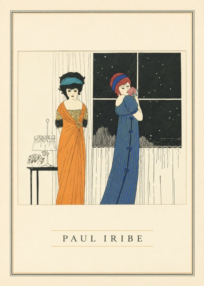 Paul Iribe Evening Elegance No5 - Juliste