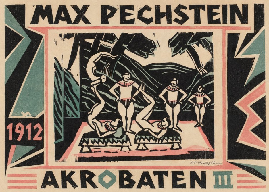 Max Pechstein Akrobaten Iii No1 - Juliste