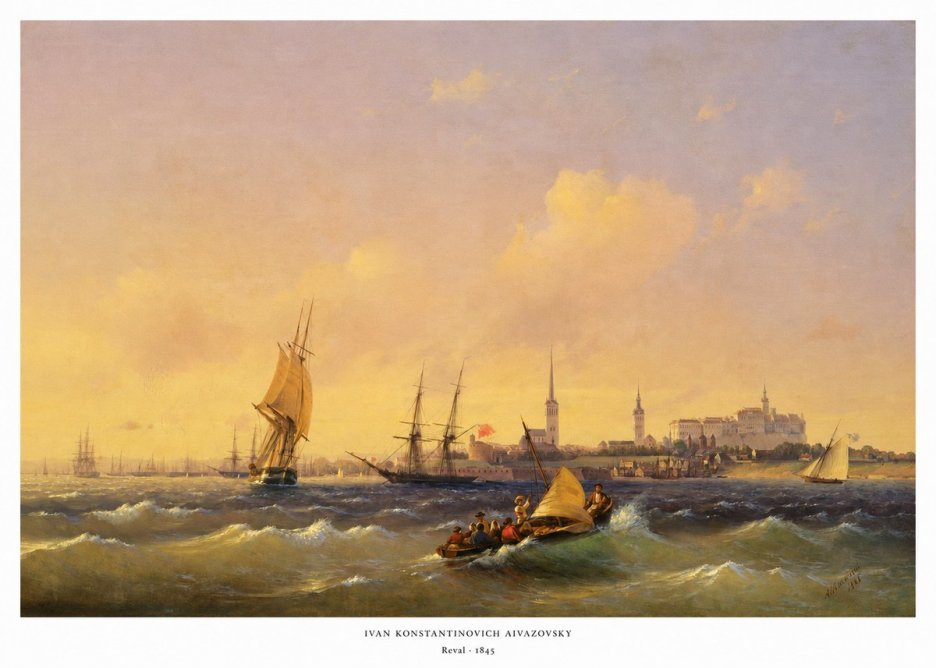 Ivan Konstantinovich Aivazovsky Reval No6 - Juliste