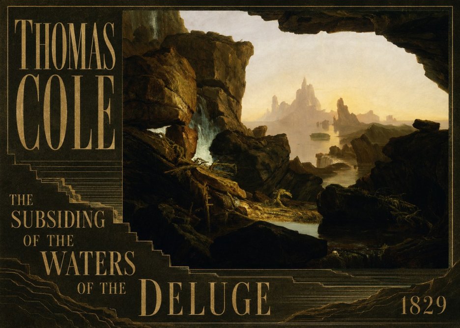 Thomas Cole The Subsiding of the Waters of the Deluge II No5 - Juliste