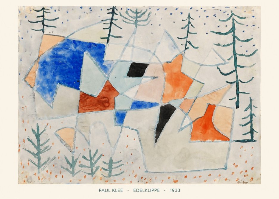Paul Klee Edelklippe No6 - Juliste