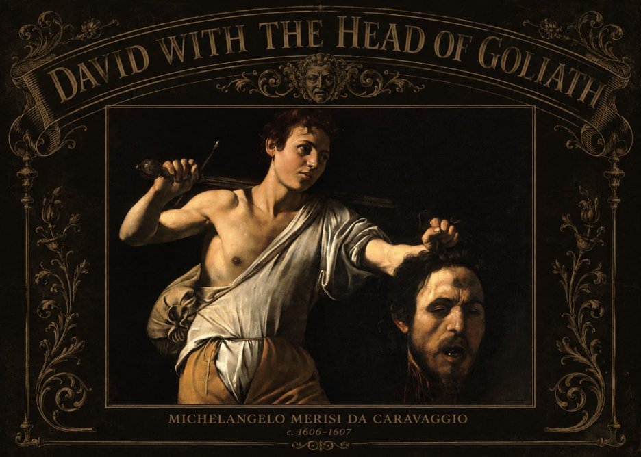 Michelangelo Merisi da Caravaggio David with the Head of Goliath V No3 - Juliste