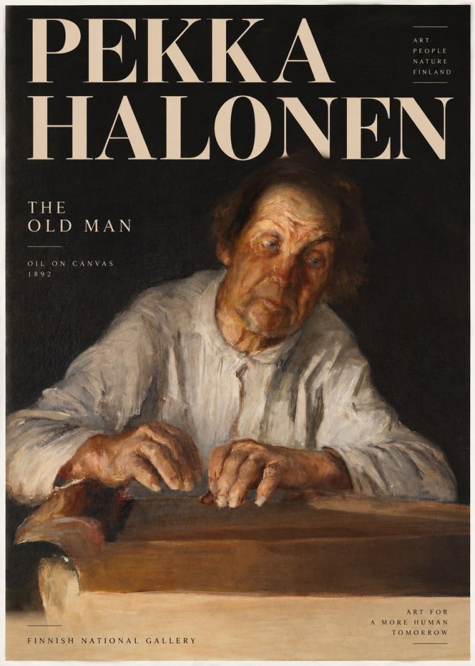 Pekka Halonen The Old Man No2 - Juliste