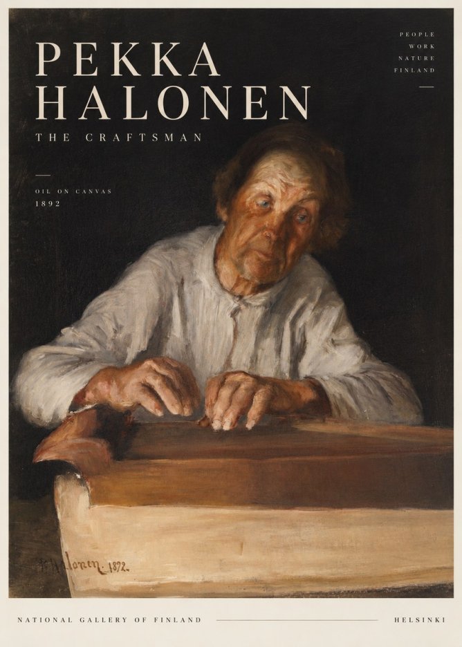 Pekka Halonen The Old Man No6 - Juliste
