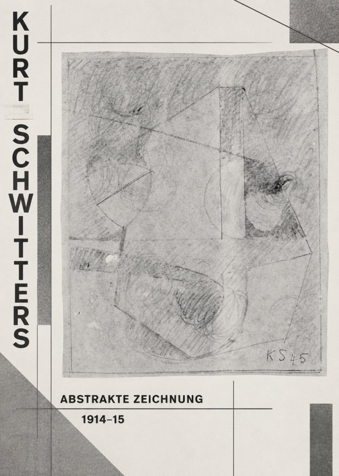 Kurt Schwitters Abstrakte Zeichnung No2 - Juliste