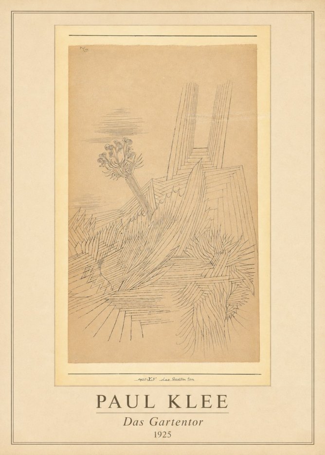 Paul Klee Das Gartentor II No1 - Juliste