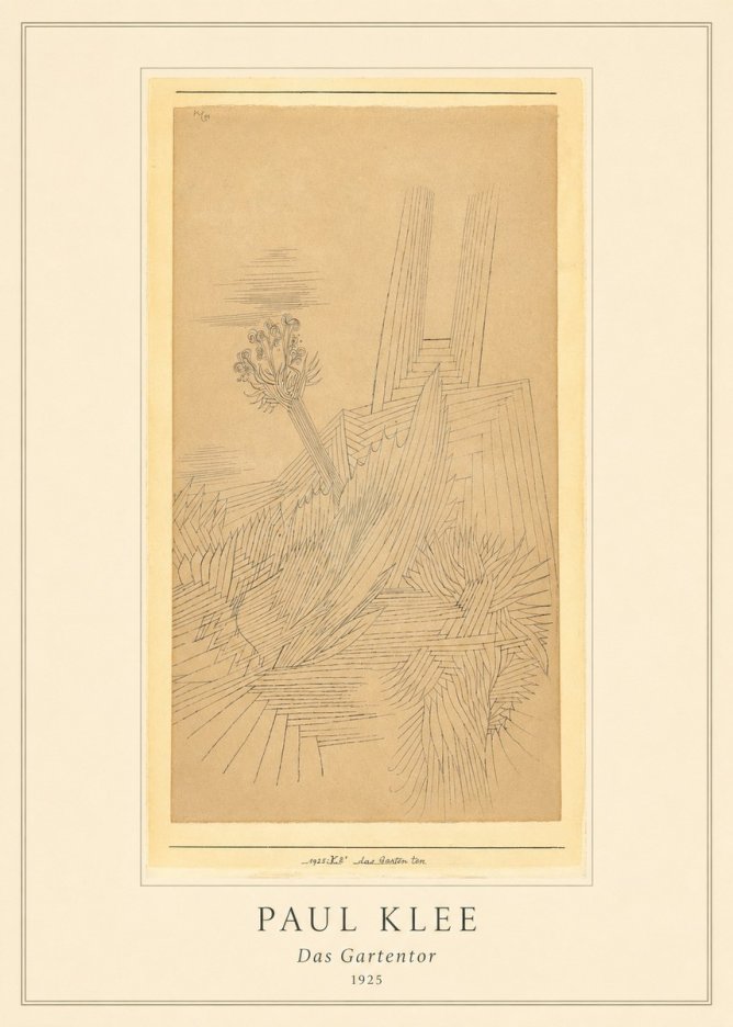 Paul Klee Das Gartentor II No5 - Juliste