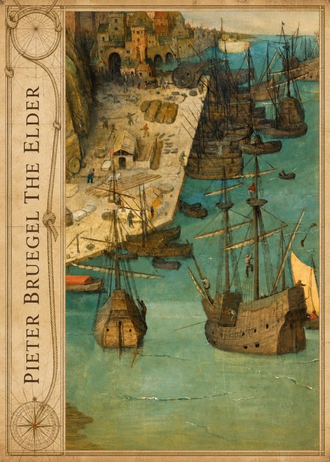 Pieter Bruegel A Port Scene No2 - Juliste