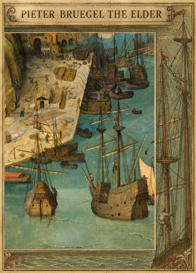 Pieter Bruegel A Port Scene No5 - Juliste
