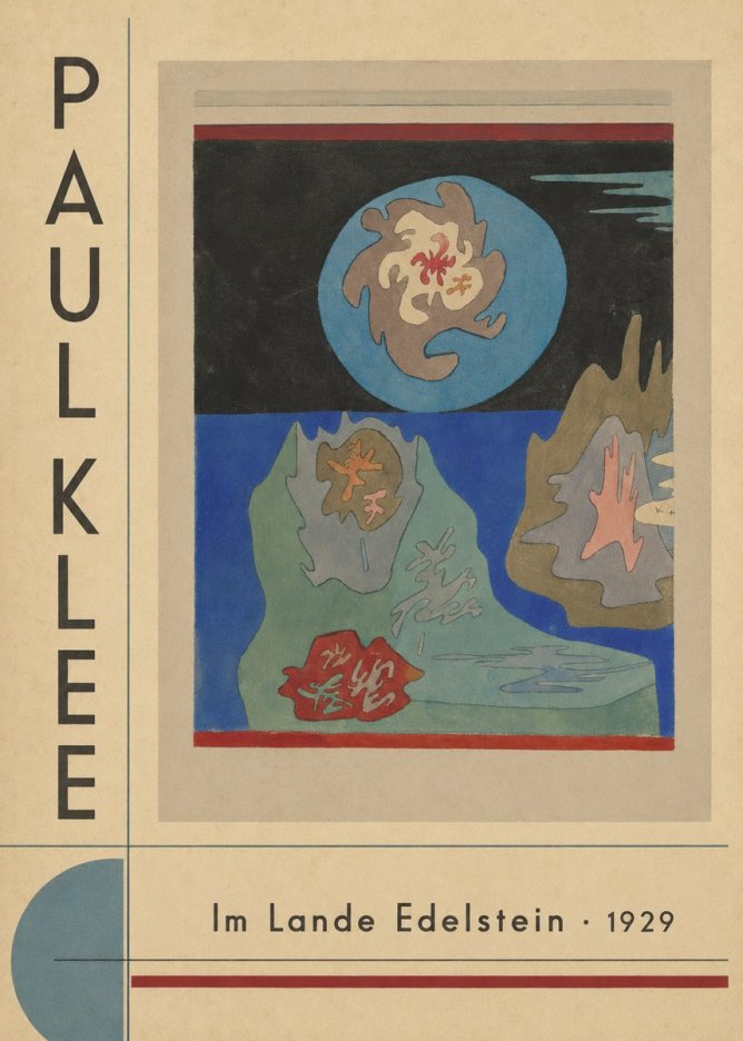 Paul Klee Im Lande Edelstein No5 - Juliste