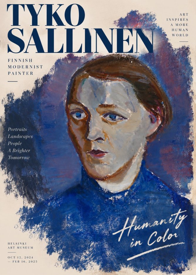 Tyko Sallinen Portrait II No3 - Juliste