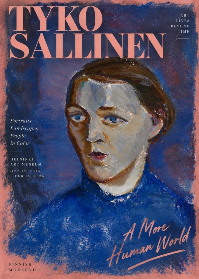Tyko Sallinen Portrait II No5 - Juliste