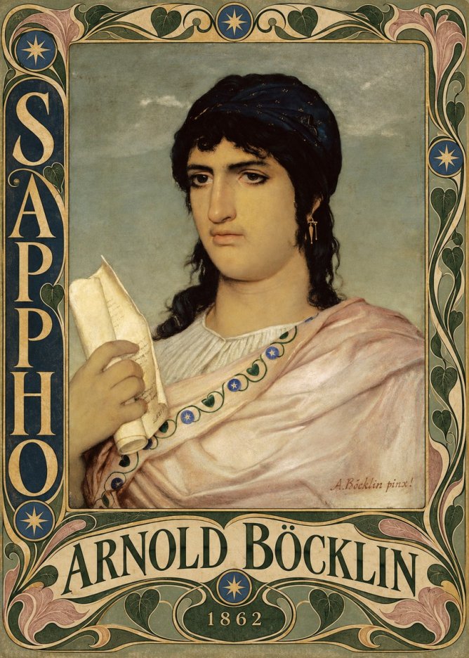 Arnold Böcklin Sappho No5 - Juliste