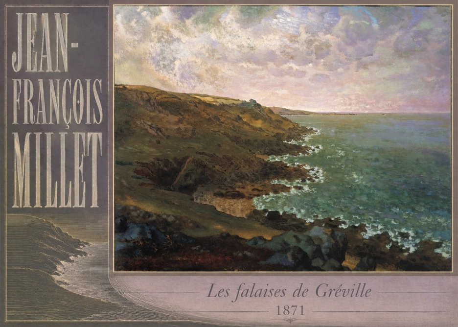 Jean-François Millet Les Falaises De Gréville No3 - Juliste