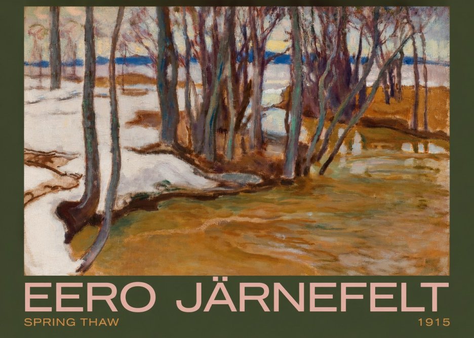 Eero Järnefelt Spring Thaw No2 - Juliste