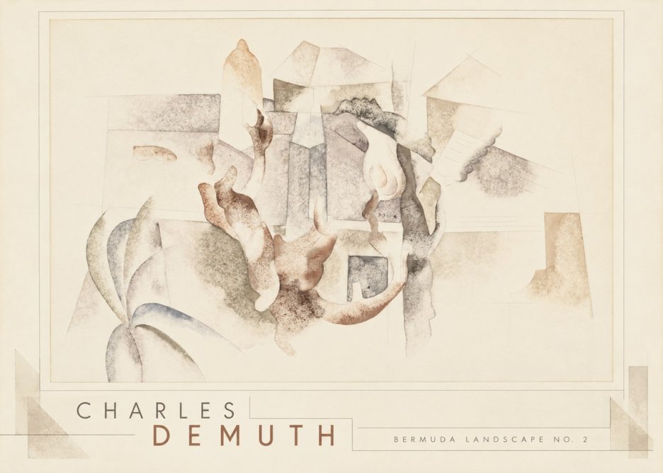 Charles Demuth Bermuda Landscape No. 2 No3 - Juliste