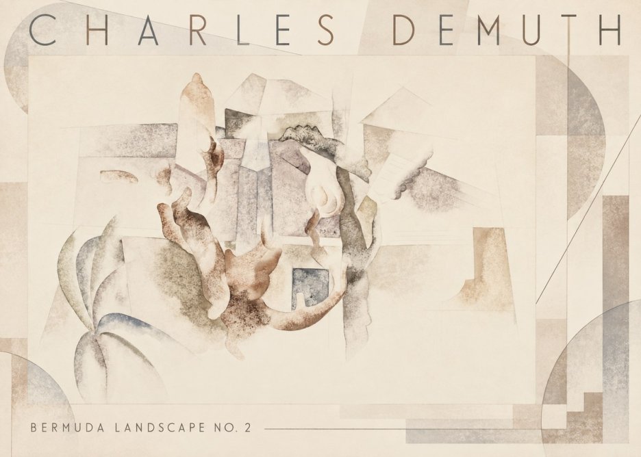 Charles Demuth Bermuda Landscape No. 2 No5 - Juliste