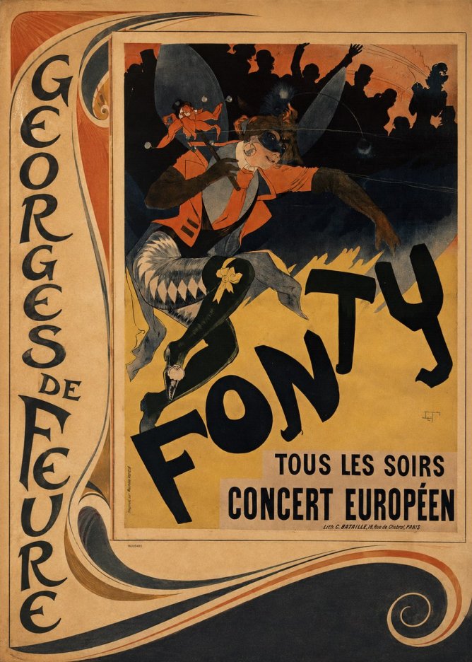 Georges de Feure Fonty III No2 - Juliste