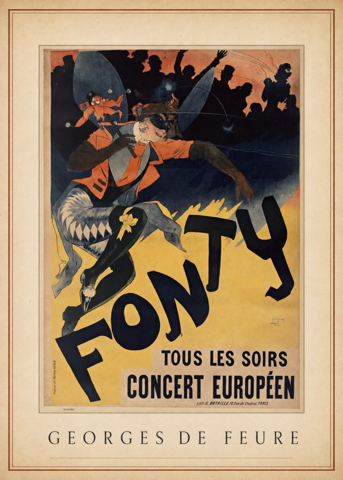 Georges de Feure Fonty III No3 - Juliste