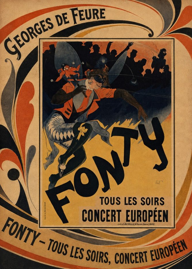 Georges de Feure Fonty III No5 - Juliste