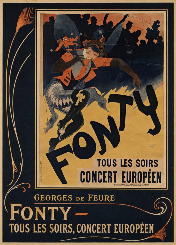 Georges de Feure Fonty III No6 - Juliste